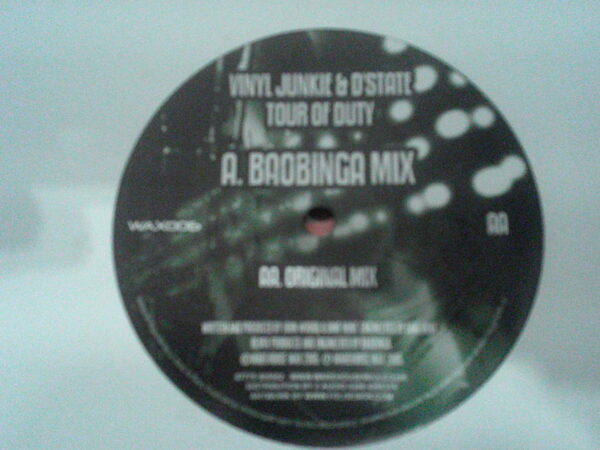 VINYL JUNKIE & D'STATE-TOUR OF DUTY-WAX006