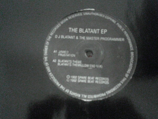 DJ Blatent & THE MASTER PROGRAMMER-THE BLATENT EP-DJBMP1