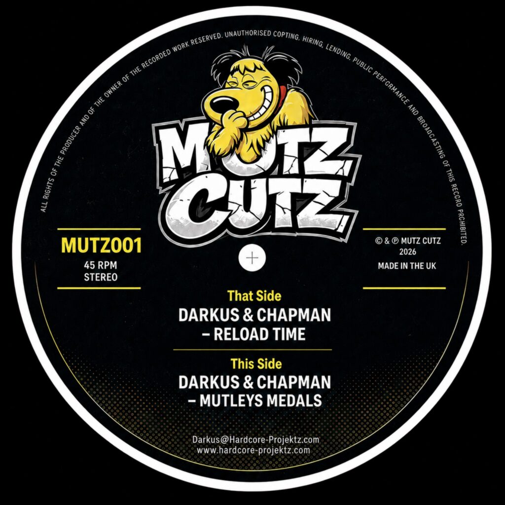 Mutz Cutz 001-Darkus & Chapman-Reload Time /Mutleys Medals -pre sale